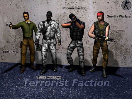 Игра за Террористов в Counter-Strike 1.6